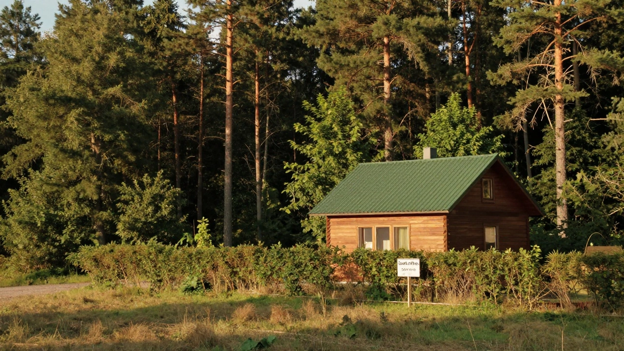 Экологичный дом в буферной зоне рядом с заповедным лесом
