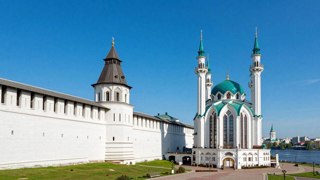 Казанский Кремль: гармония мечети Кул-Шариф и православных храмов