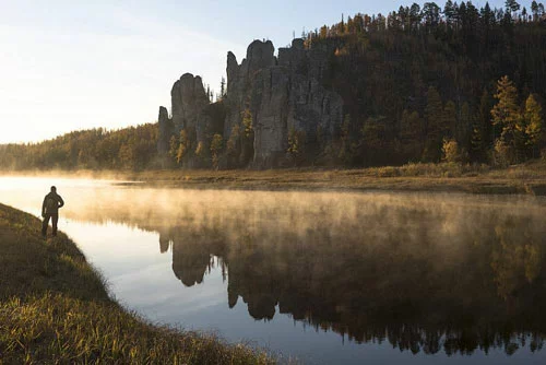 Yakutia untilled field in the travel plan