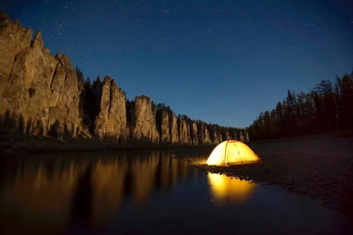 Yakutia untilled field in the travel plan