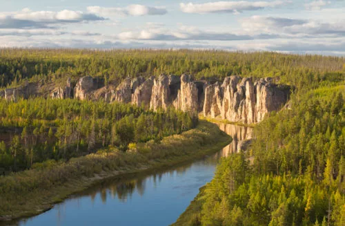 Autumn on the Sinsky and Lena Pillars